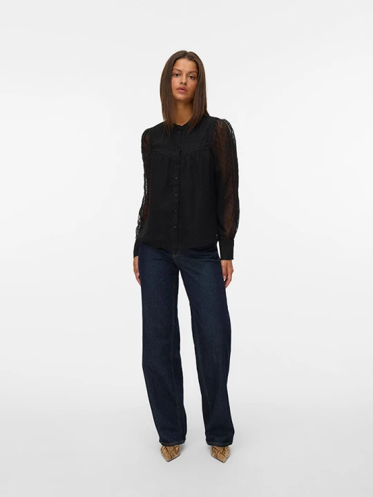 Zdjęcie produktu Vero Moda Bluzka w kolorze czarnym rozmiar: S