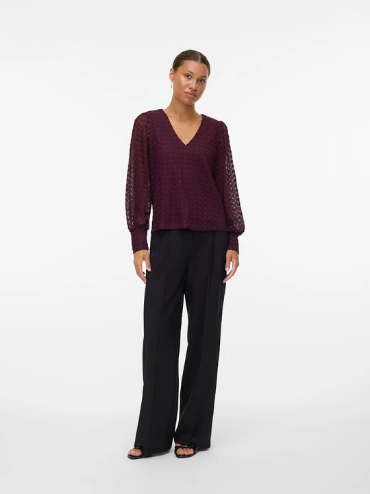 Zdjęcie produktu Vero Moda Bluzka w kolorze fioletowym rozmiar: M
