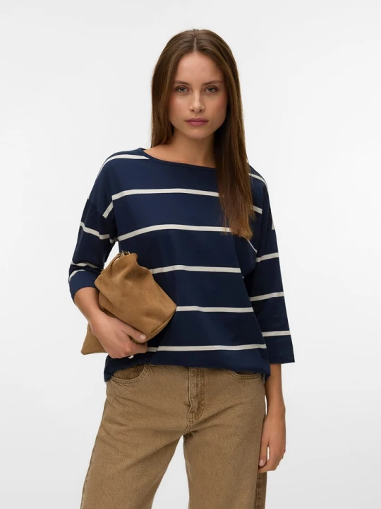 Zdjęcie produktu Vero Moda Bluzka w kolorze granatowym rozmiar: L