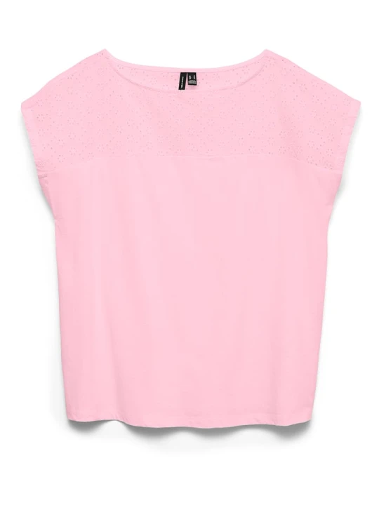 Zdjęcie produktu Vero Moda Bluzka w kolorze jasnoróżowym rozmiar: L