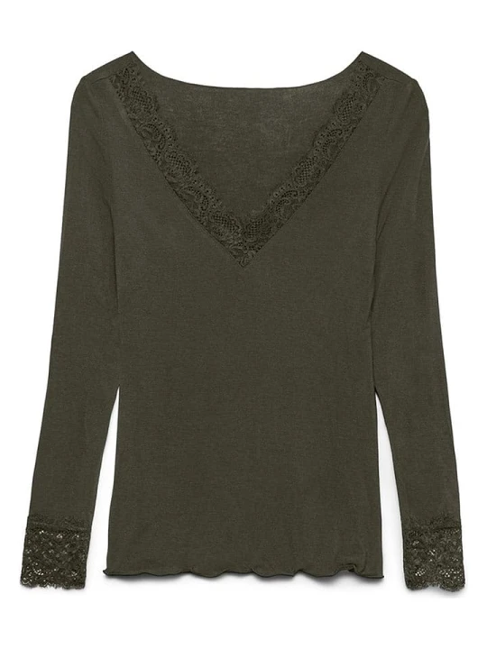Zdjęcie produktu Vero Moda Bluzka w kolorze khaki rozmiar: L