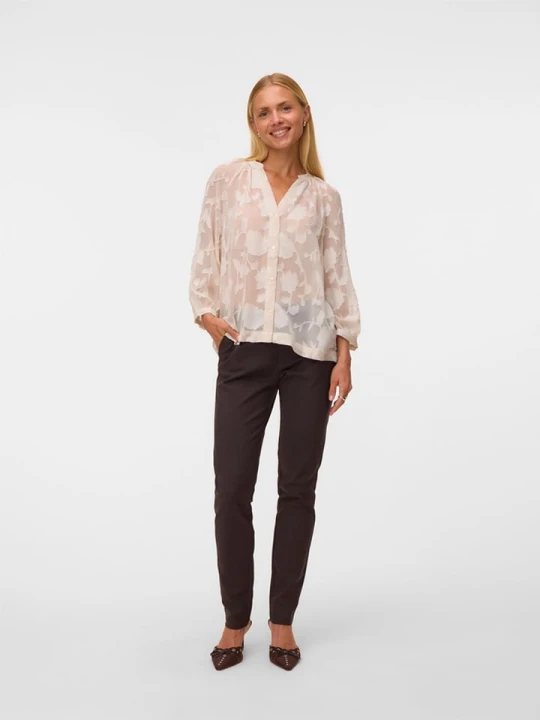 Zdjęcie produktu Vero Moda Bluzka w kolorze kremowym rozmiar: M