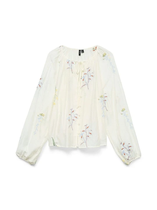 Zdjęcie produktu Vero Moda Bluzka w kolorze kremowym rozmiar: XS