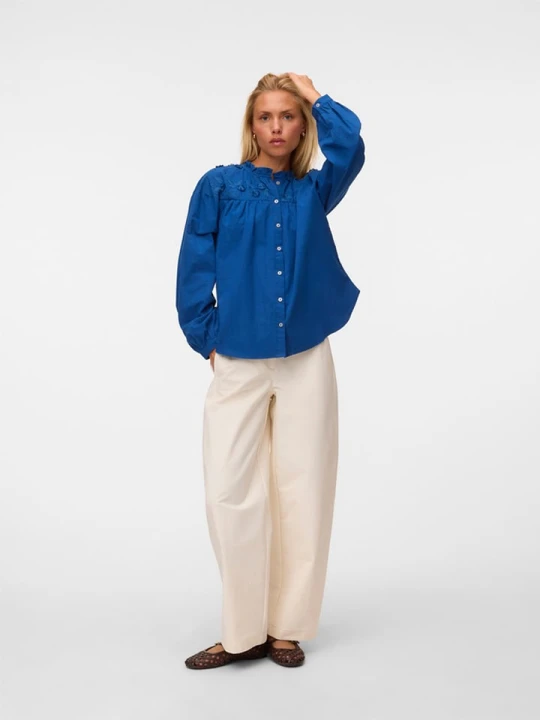 Zdjęcie produktu Vero Moda Bluzka w kolorze niebieskim rozmiar: M