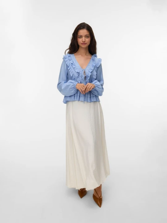 Zdjęcie produktu Vero Moda Bluzka w kolorze niebieskim rozmiar: M