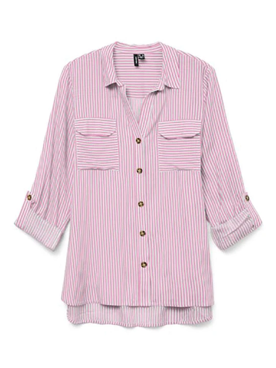Zdjęcie produktu Vero Moda Bluzka w kolorze różowo-białym rozmiar: XS
