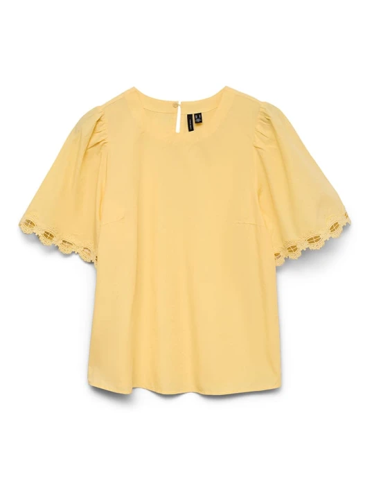 Zdjęcie produktu Vero Moda Bluzka w kolorze żółtym rozmiar: L
