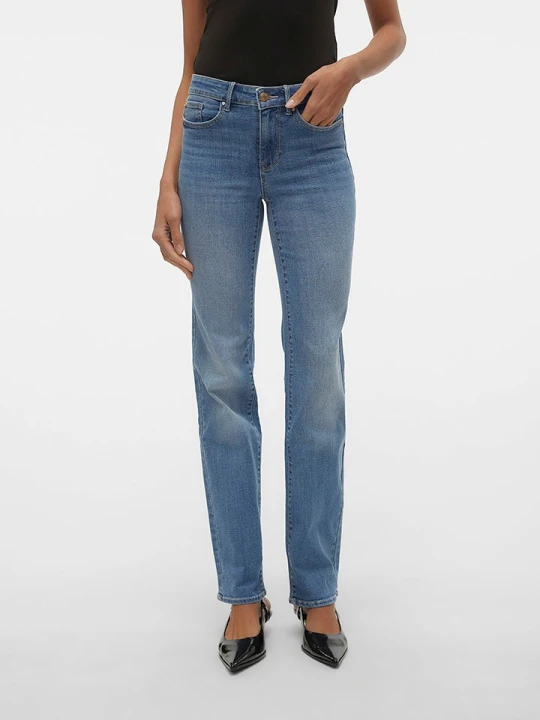 Zdjęcie produktu Vero Moda Dżinsy - Regular fit - w kolorze niebieskim rozmiar: XS / L32