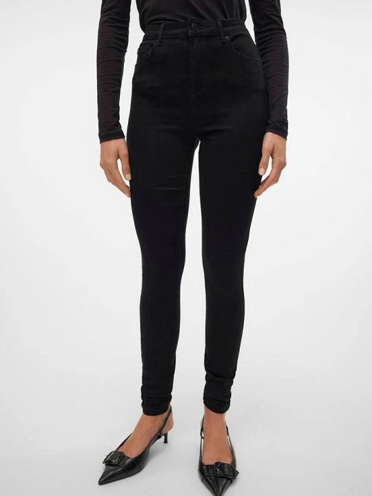 Zdjęcie produktu Vero Moda Dżinsy - Skinny fit - w kolorze czarnym rozmiar: XS/L32