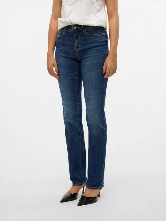 Zdjęcie produktu Vero Moda Dżinsy - Slim fit - w kolorze granatowym rozmiar: XS / L30