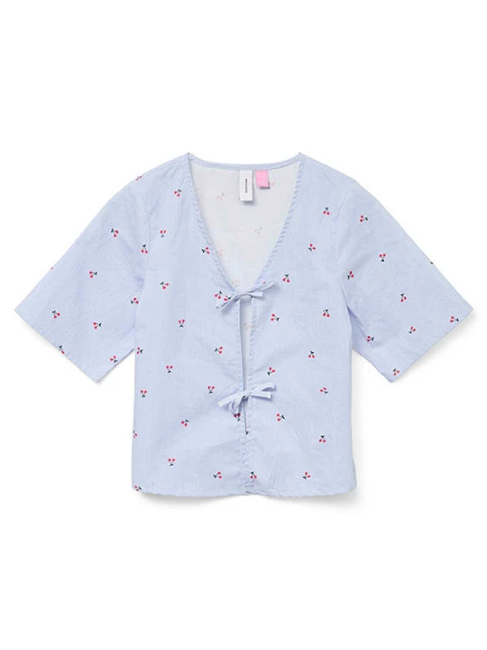 Zdjęcie produktu Vero Moda Girl Bluzka "Odea" w kolorze błękitnym rozmiar: 158