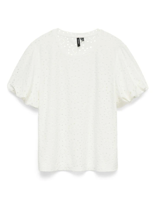 Zdjęcie produktu Vero Moda Girl Bluzka "Tassa" w kolorze kremowym rozmiar: 158/164