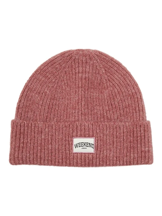 Zdjęcie produktu Vero Moda Girl Czapka beanie w kolorze szaroróżowym rozmiar: onesize