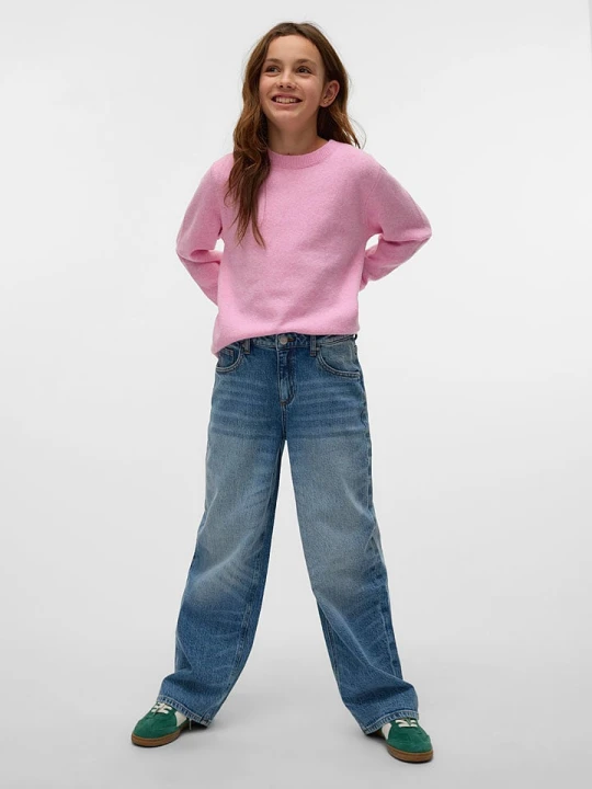 Zdjęcie produktu Vero Moda Girl Dżinsy "Brook" w kolorze błękitnym rozmiar: 158