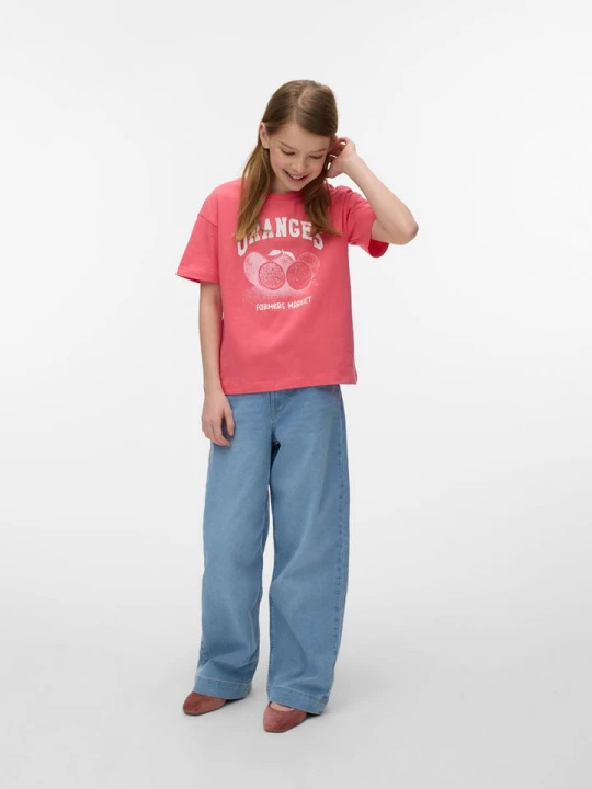 Zdjęcie produktu Vero Moda Girl Dżinsy "Daisy" - Comfort fit - w kolorze niebieskim rozmiar: 152