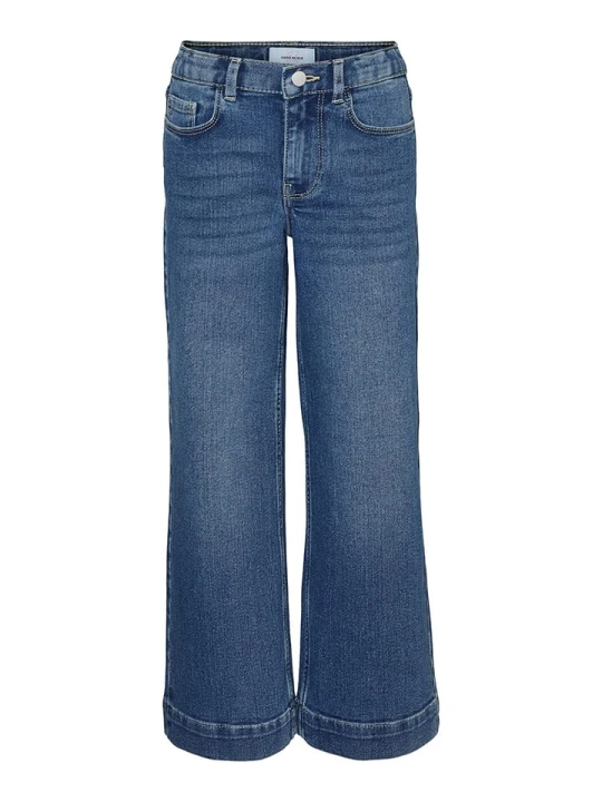 Zdjęcie produktu Vero Moda Girl Dżinsy "Daisy" - Wide fit - w kolorze niebieskim rozmiar: 146