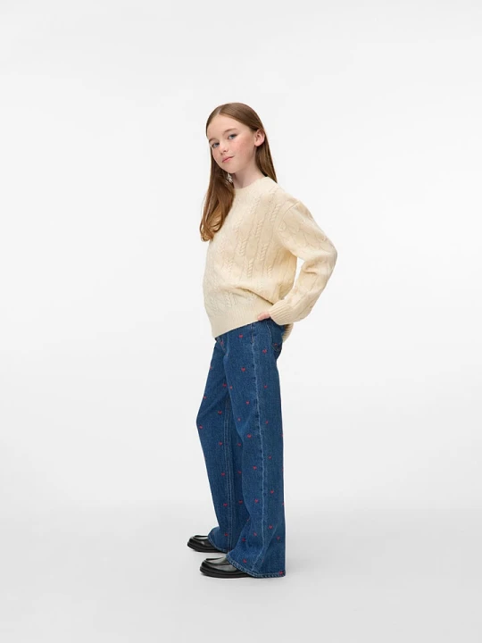 Zdjęcie produktu Vero Moda Girl Dżinsy "Tessa" w kolorze granatowym rozmiar: 158