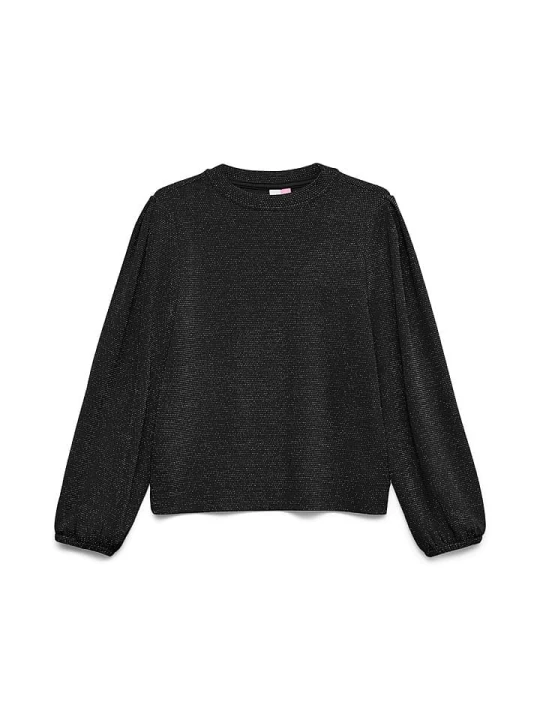 Zdjęcie produktu Vero Moda Girl Koszulka "Kanva" w kolorze czarnym rozmiar: 158 / 164
