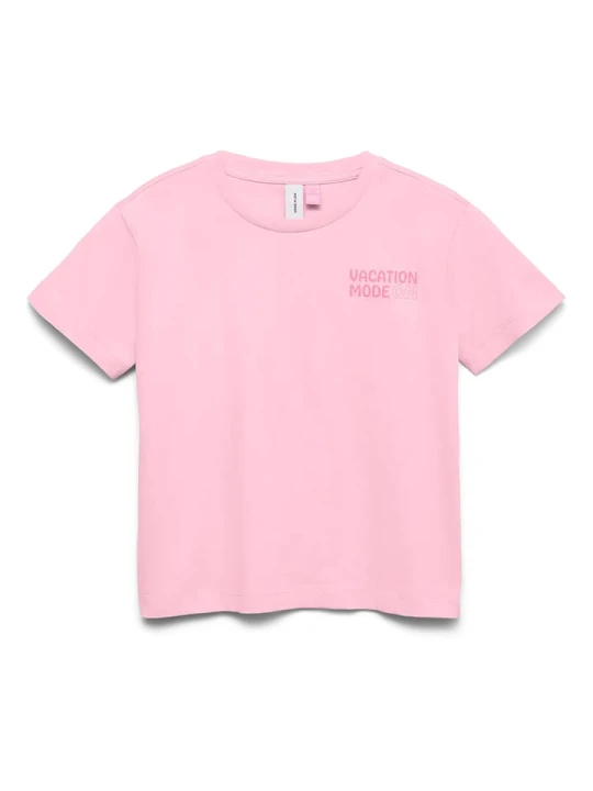Zdjęcie produktu Vero Moda Girl Koszulka "Mariane" w kolorze jasnoróżowym rozmiar: 134/140