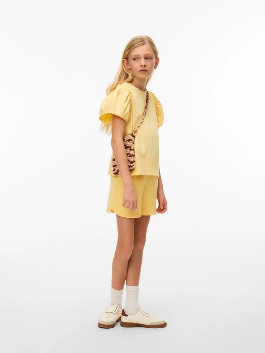 Zdjęcie produktu Vero Moda Girl Koszulka w kolorze żółtym rozmiar: 146/152