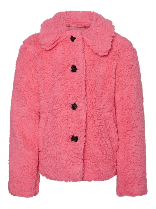 Zdjęcie produktu Vero Moda Girl Kożuch Cooper Teddy 10271644 Różowy Regular Fit