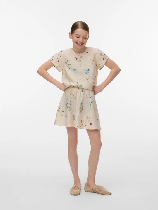 Zdjęcie produktu Vero Moda Girl Spódnica "Josie" w kolorze beżowym rozmiar: 146