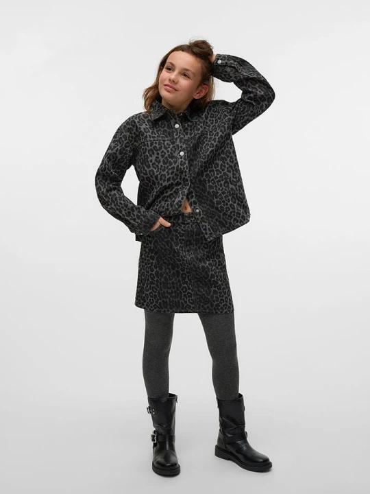 Zdjęcie produktu Vero Moda Girl Spódnica "Lenora" w kolorze szarym rozmiar: 164