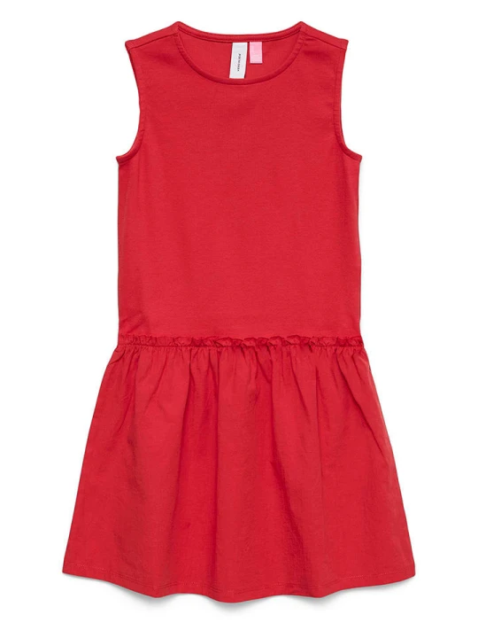 Zdjęcie produktu Vero Moda Girl Sukienka "Tinna" w kolorze czerwonym rozmiar: 140