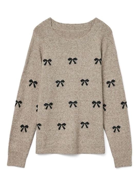 Zdjęcie produktu Vero Moda Girl Sweter "Doffy" w kolorze beżowym rozmiar: 146/152