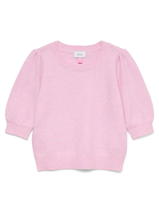 Zdjęcie produktu Vero Moda Girl Sweter "Doffy" w kolorze jasnoróżowym rozmiar: 134/140