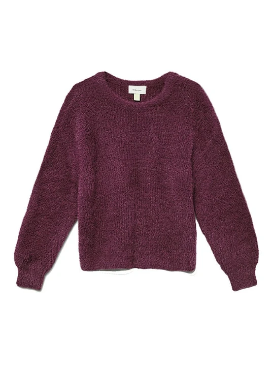 Zdjęcie produktu Vero Moda Girl Sweter "Puff" w kolorze bordowym rozmiar: 134/140