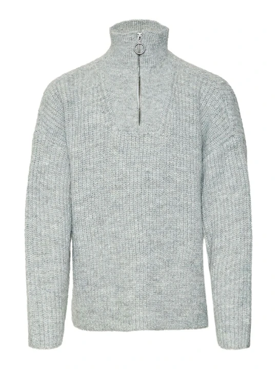 Zdjęcie produktu Vero Moda Girl Sweter w kolorze szarym rozmiar: 134/140