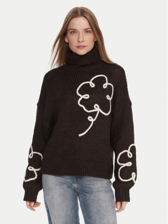 Zdjęcie produktu Vero Moda Golf Fatima 10335036 Brązowy Regular Fit