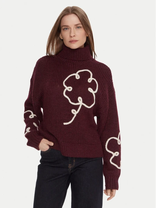 Zdjęcie produktu Vero Moda Golf Fatima 10335036 Fioletowy Regular Fit
