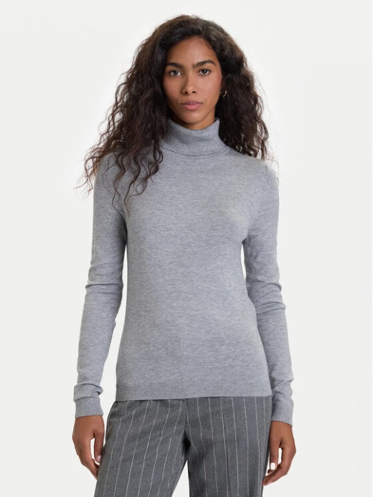 Zdjęcie produktu Vero Moda Golf Happiness 10300472 Szary Slim Fit