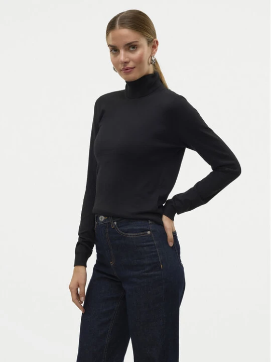 Zdjęcie produktu Vero Moda Golf Iris 10320450 Czarny Slim Fit