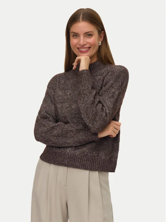 Zdjęcie produktu Vero Moda Golf Virgo 10331875 Brązowy Regular Fit