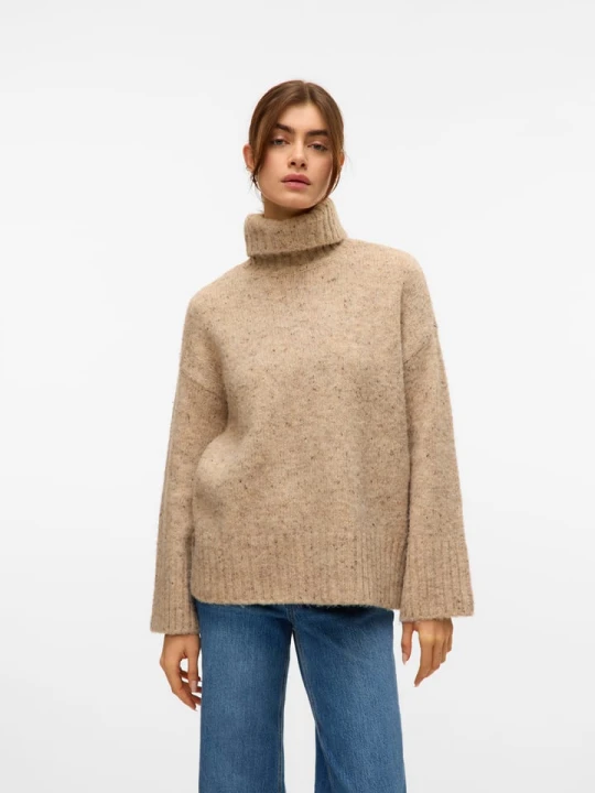 Zdjęcie produktu Vero Moda Golf w kolorze beżowym rozmiar: M