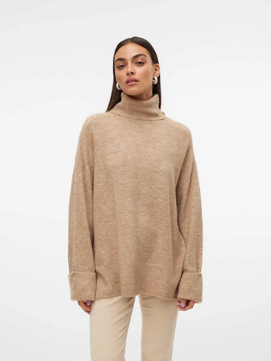 Zdjęcie produktu Vero Moda Golf w kolorze beżowym rozmiar: S