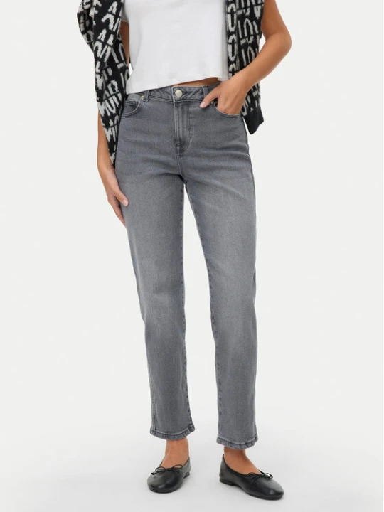 Zdjęcie produktu Vero Moda Jeansy Amara 10337794 Szary Straight Fit
