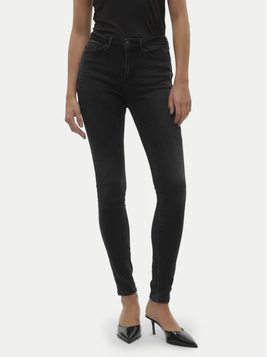 Zdjęcie produktu Vero Moda Jeansy Flash 10298722 Czarny Skinny Fit