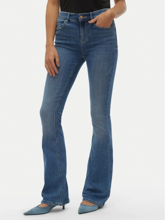 Zdjęcie produktu Vero Moda Jeansy Flash 10302478 Niebieski Flared Fit