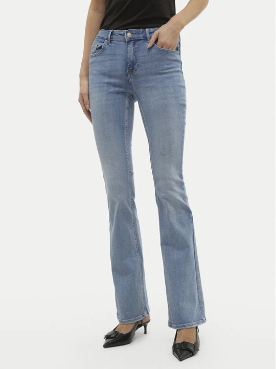 Zdjęcie produktu Vero Moda Jeansy Flash 10302479 Niebieski Flared Fit
