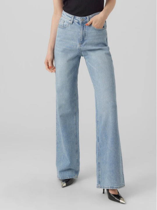 Zdjęcie produktu Vero Moda Jeansy Tessa 10283858 Niebieski Wide Leg