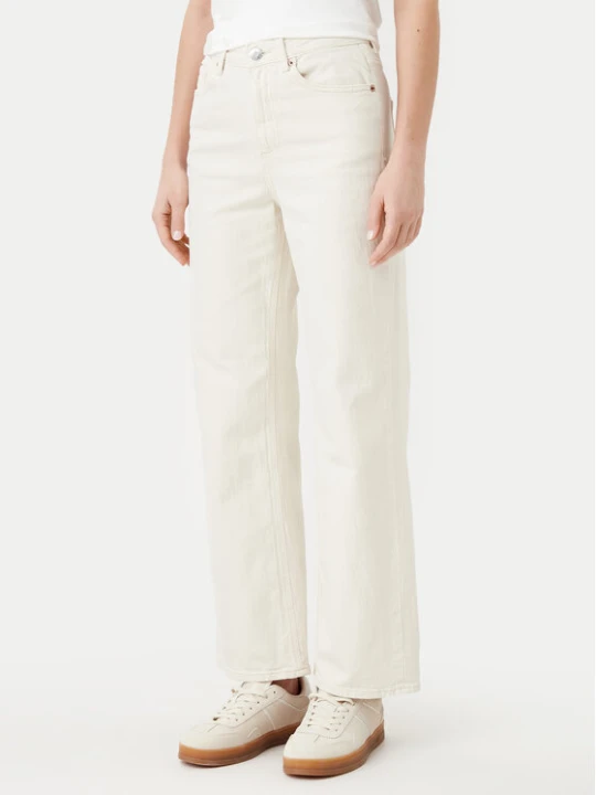 Zdjęcie produktu Vero Moda Jeansy Tessa 10287303 Écru Wide Leg Kremowy