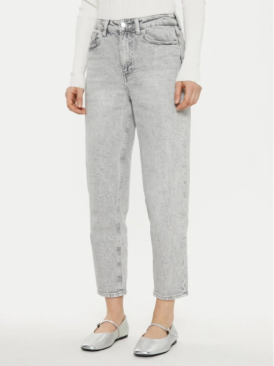 Zdjęcie produktu Vero Moda Jeansy Tessa 10308860 Szary Mom Fit