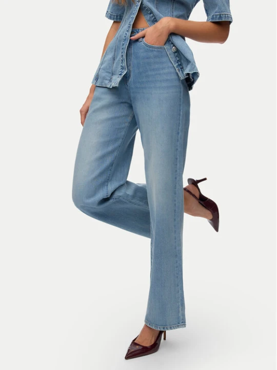 Zdjęcie produktu Vero Moda Jeansy Vega 10347947 Niebieski Wide Leg