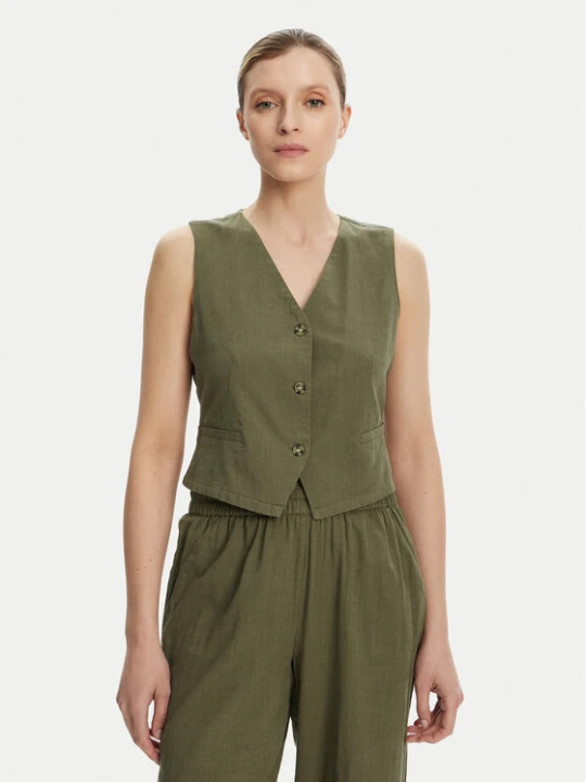 Zdjęcie produktu Vero Moda Kamizelka Caia 10333795 Zielony Regular Fit