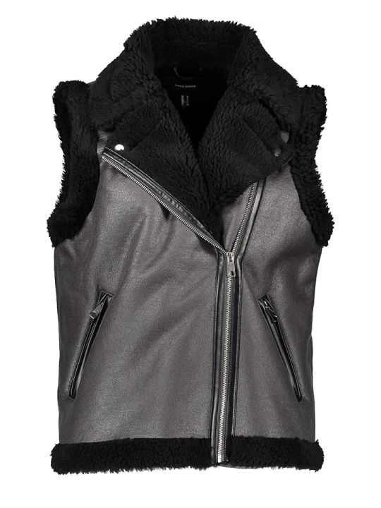 Zdjęcie produktu Vero Moda Kamizelka "PL 100" w kolorze czarnym rozmiar: M