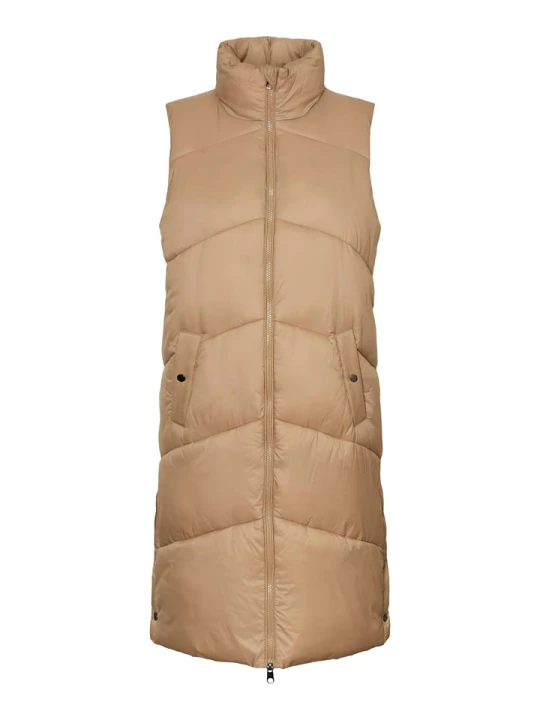 Zdjęcie produktu Vero Moda Kamizelka pikowana "Uppsala" w kolorze beżowym rozmiar: S